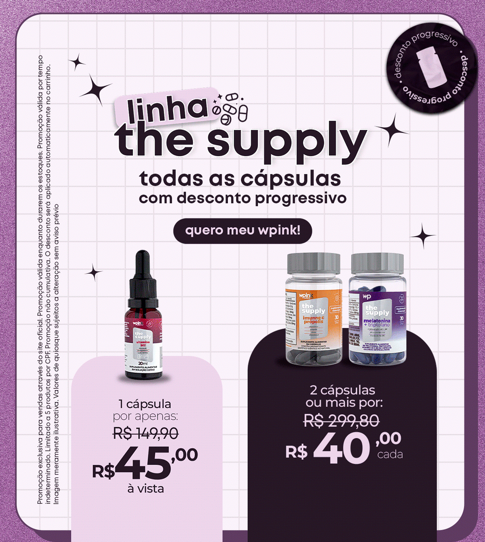 Linha The Supply - Todas as cápsulas com desconto progressivo
