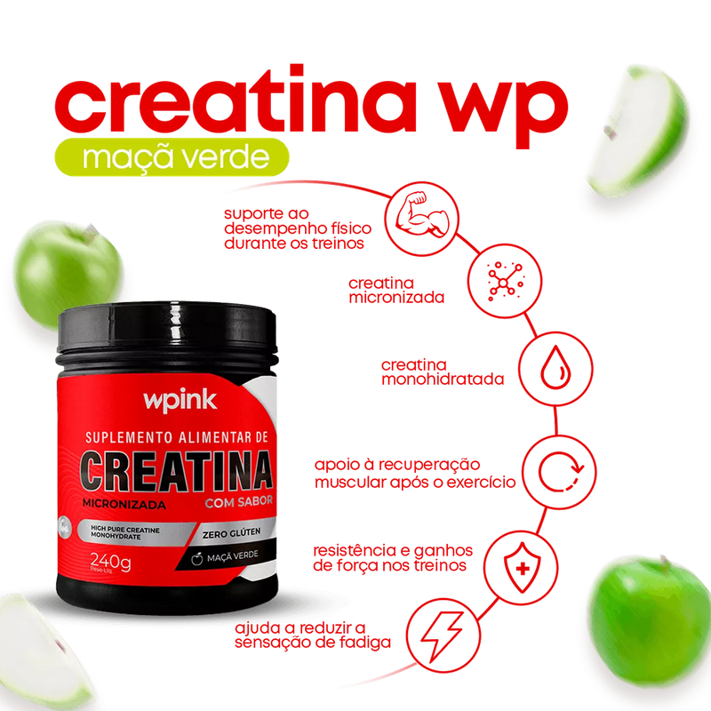 Creatina de Maçã Verde - 240g